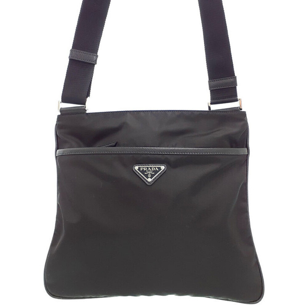 Prada Tessuto Crossbody Bag black